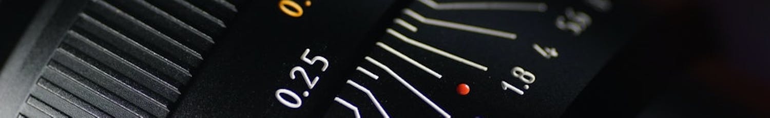 Bländarvärden på objektivet